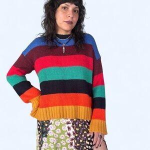 Urban Outfitters rainbow striped sweater